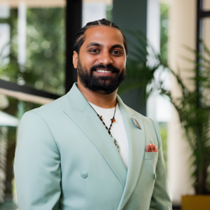 Portrait of Ahmad Ordu, President and CEO of Alka Financial, and speaker at the Educators Assemble™ Conference.